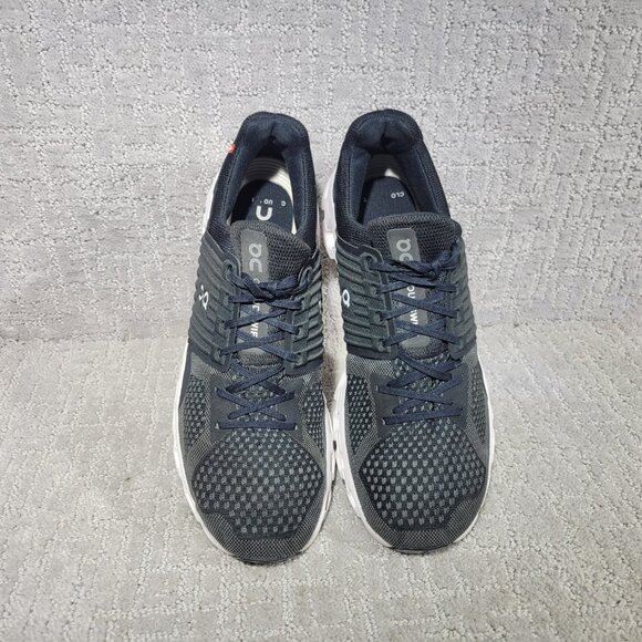On Running Cloudswift 41.99585 Mens Size US 11.5 Black Rock White Sneaker Shoes - Picture 9 of 13